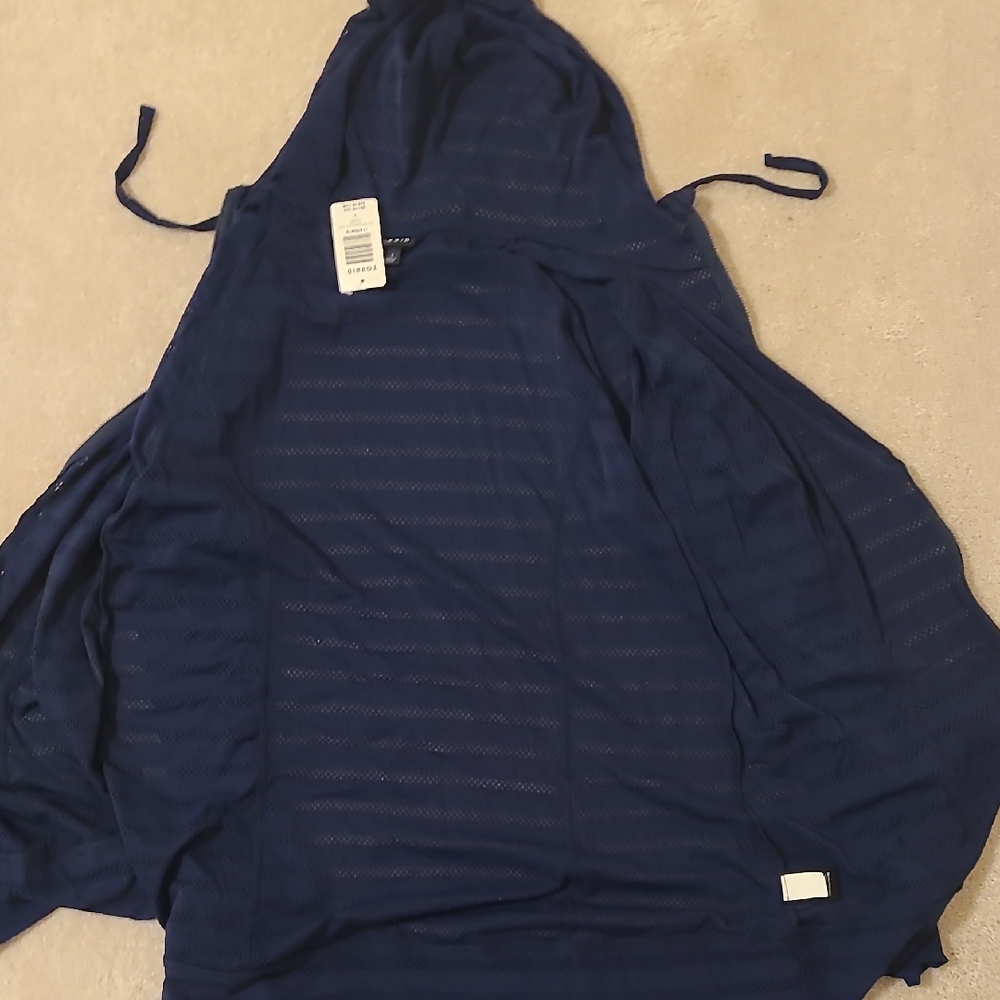 Torrid Deep Blue Mesh Cover-Up